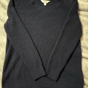 Market & Spruce Dark Blue Crewneck Sweater